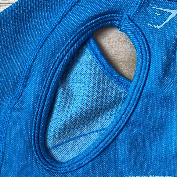 Gymshark Vibrant Blue Crop Top - Picture 8 of 15